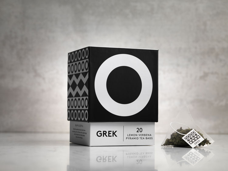 Grek茶葉公司現代品牌vi設計和創新茶葉包裝設計